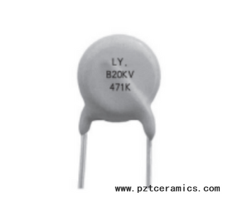 Type de condensateur en céramique à haute tension CT81 / CC81 Type de haute qualité